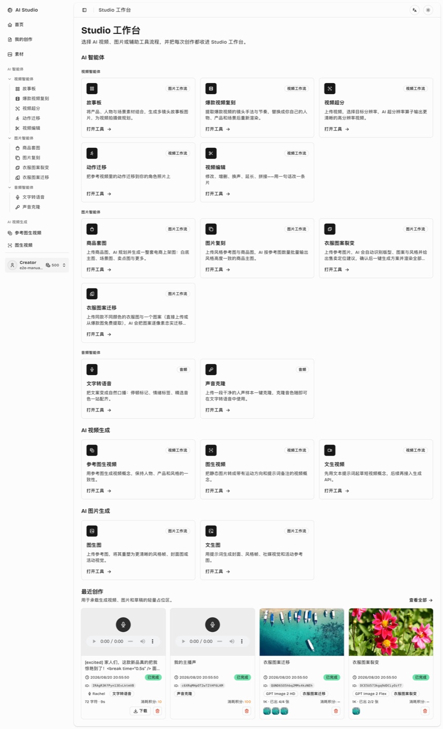 工作台首页